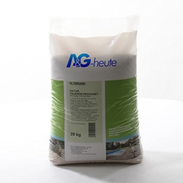25Kg Filtersand 0.4-0.8 mm Poolfilter Quarzsand für Sandfilteranlage - 