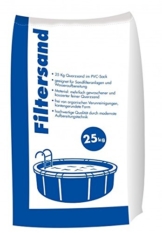 Filtersand Quarzsand 25 kg Sack für Sand- und Poolfilter Anlagen & Wasseraufbereitung - Feinster Deutscher Filtersand -