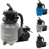Miganeo 40385 Sandfilteranlage Dynamic 6500 Pumpleistung 4,5m³ blau, grau, schwarz, für Pool Schwimmbecken (Grau) -